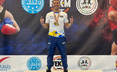 Rafa del Toro con las dos medallas de oro ganadas en el Nacional de Guadalajara